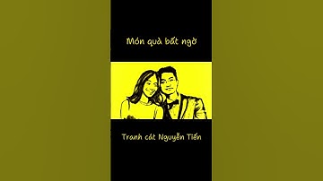 Tranh cát biểu diễn vẽ đám cưới | món quà bất ngờ #shorts