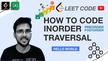 How to code Inorder Traversal Leetcode Solution| Tree Data Structure Full playlist C++ | Hello World