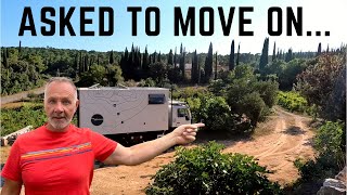 ASKED TO MOVE ON... in Croatia