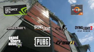 GTX 1050 Ti + Ryzen 5 3600 test in 7 games