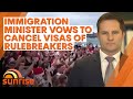 COVID-19: Immigration Minister vows to deport temporary visa holders who breach COVID rules | 7NEWS