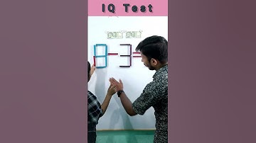 9+3=9 Balance this equation by move 1 stick | Mind game| challenges| IQ Test| #shorts #matchstick