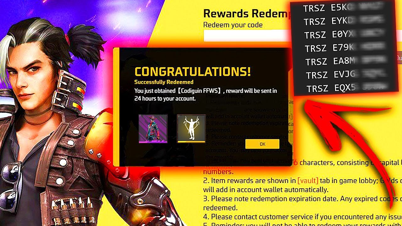 Códigos FF Reward: Como Ganhar “CODIGUIN” válidos DE VERDADE (grátis) -  Mobile Gamer