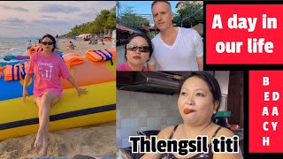 Thlengsil titi - nu leh pa te tan a pawimawh. Noodles siam dan. Beach kal ang aw #adayinmylife #vlog