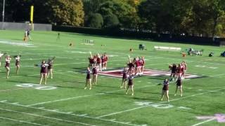 Fordham University Dance and Cheer Team Performance 10/15/16