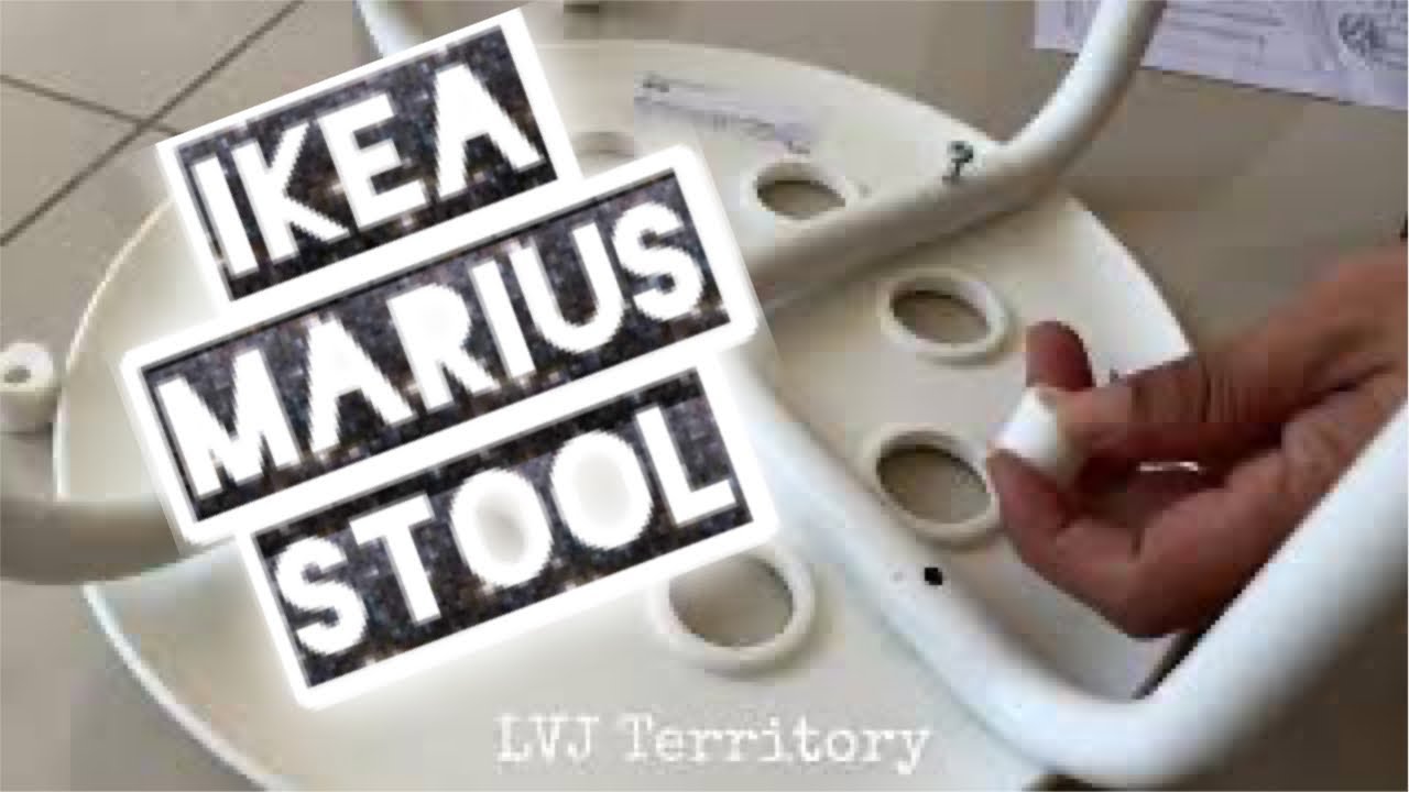 how to assemble ikea marius stool cara pasang kerusi marius ikea