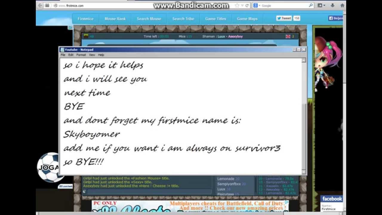 How to get free cheese and fraises on Transformice