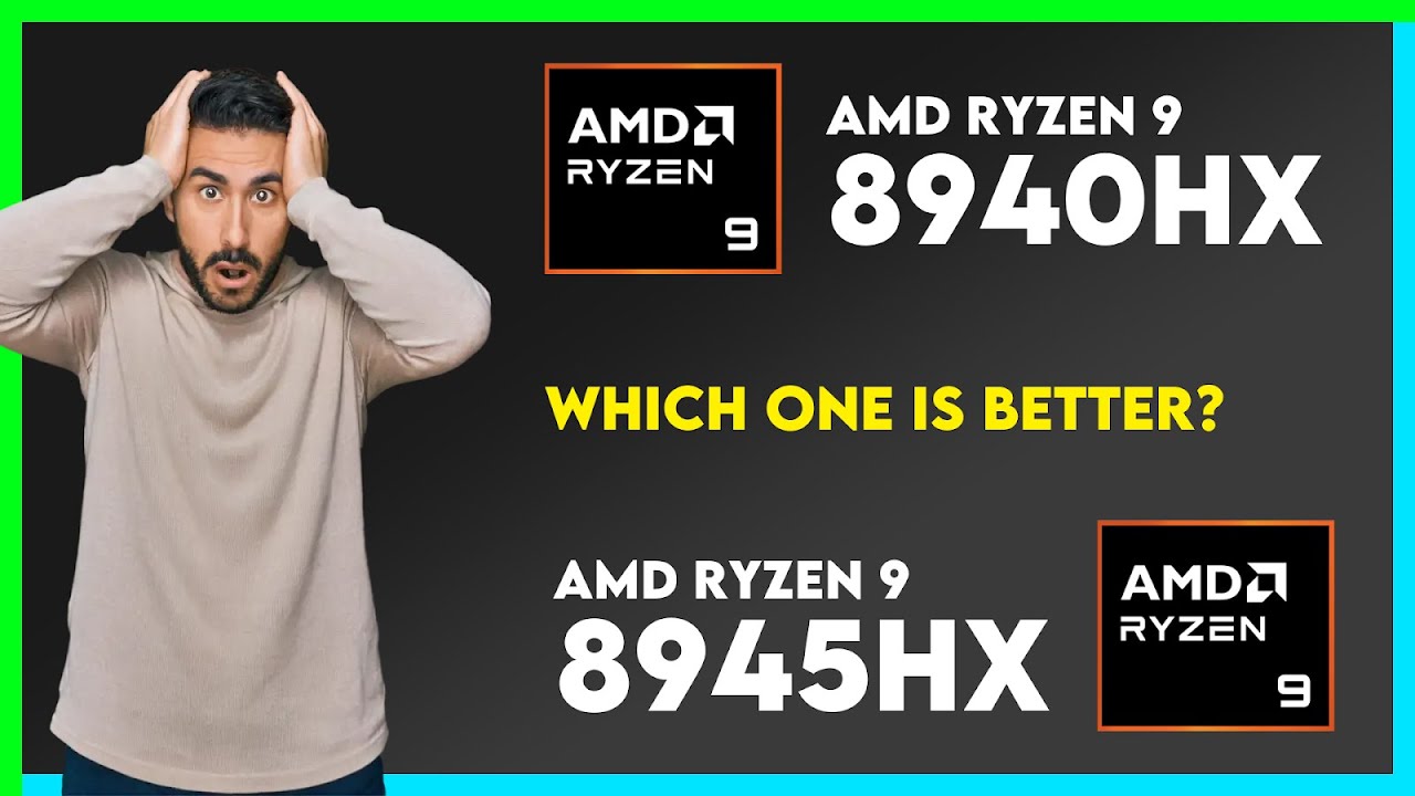 AMD Ryzen 9 8940HX vs AMD Ryzen 9 8945HX Comparison - YouTube