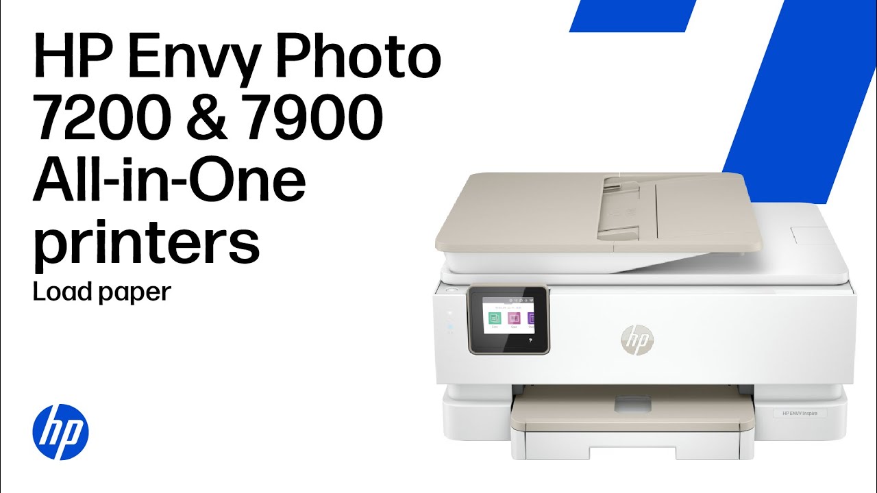 Load paper and other media | HP Envy Photo 7200 and 7900 All-in-One printer series