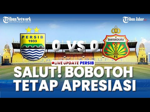 🟦SUASANA STADION SI JALAK HARUPAT, Pertandingan PERSIB BANDUNG VS BHAYANGKARA FC | Pekan ke-30