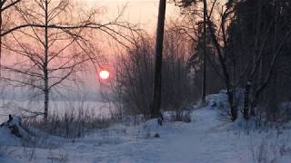 🔝 ХуДоЖнИкИ | Рисуем вместе | Зимний пейзаж закат | Александр Долинский