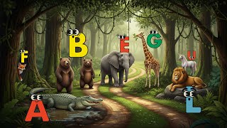 Abc Animals Song Learn Az Wild & Cute Animals For Kids Energypac Kids Tv