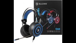 Sades G60 USB Surround Sound Gaming 
