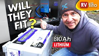 800Ah Lithium Battery Install | Battleborn GC3 | RV With Tito DIY