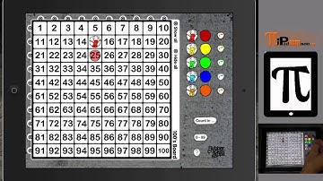 PiPad Mathematics Rubber Chicken Apps 100s board intro