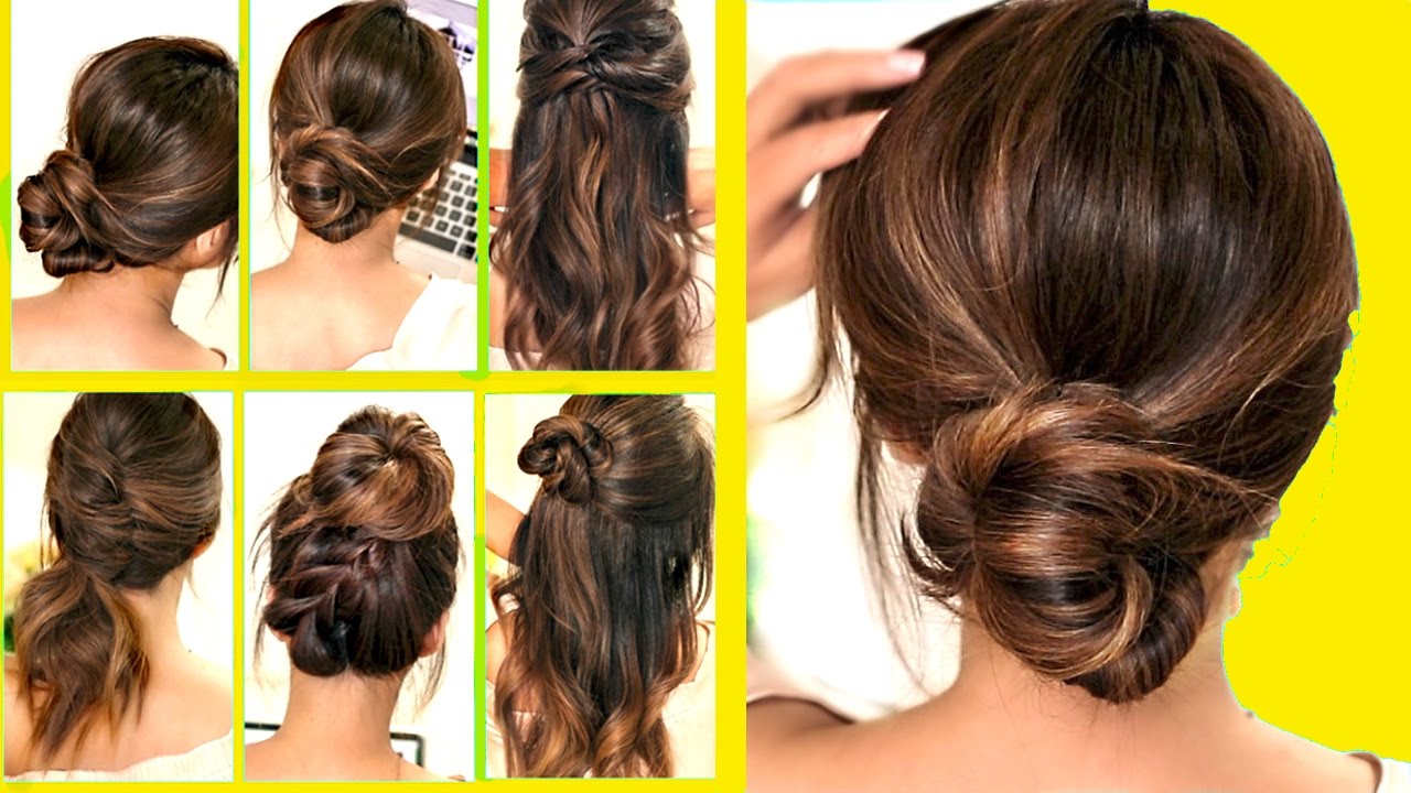 EASY EVERYDAY HAIRSTYLES FOR LONG HAIR! - YouTube