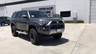 Did a couple of black toyota 4runners today. the one has some vtx
classic wheels on them in 17x8.5 -10 6x139.7 satin black. we
previously leveled ou...