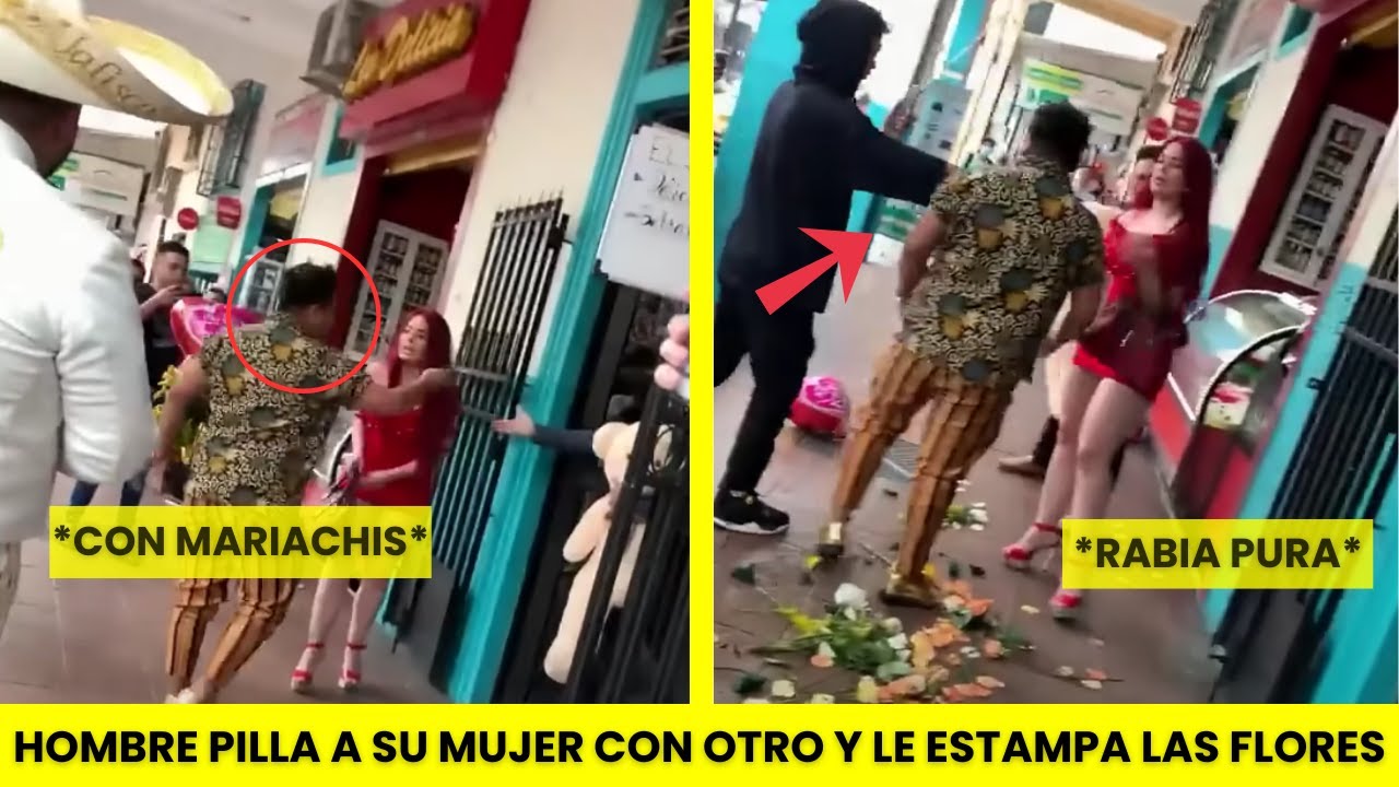 🔴 HOMBRE ATRAPA a su MUJER con OTRO y REACCIONA así💥