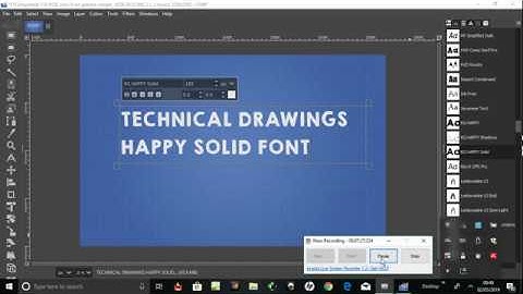 Adding happy font to Gimp 2.10
