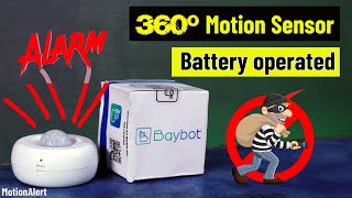 🙈 Baybot MotionAlert: Battery Operated Motion Sensor with WiFi 🛠✔