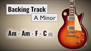 Classic Rock Backing Track A Minor | 100 BPM | Guitar Backing Track