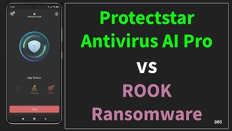 Protectstar AI Antivirus Pro vs. Rook Ransomware