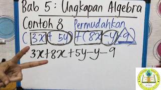 Bab 5: Ungkapan Algebra (MATEMATIK TINGKATAN 1)