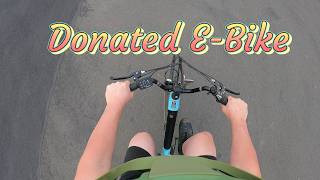 Fixing up a donated Aldi E-Bike