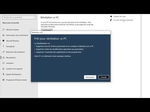 Comment réinitialiser votre ordinateur sous Windows 10