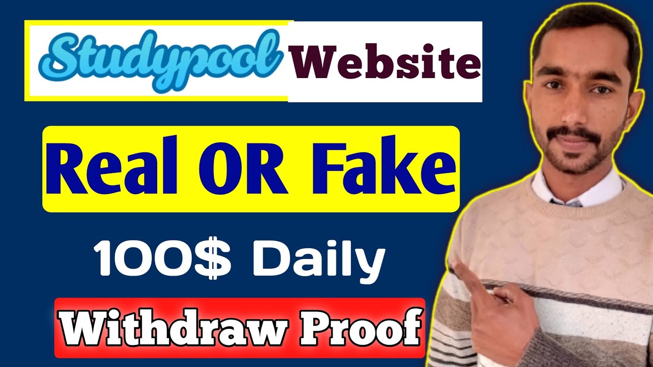 Studypool Website Real OR Fake Studypool Website Withdraw Proof Studypool website real or fake studypool website withdraw proof