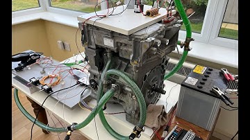 Nissan Leaf motor/inverter bench test overview for our MX-5 EV conversion
