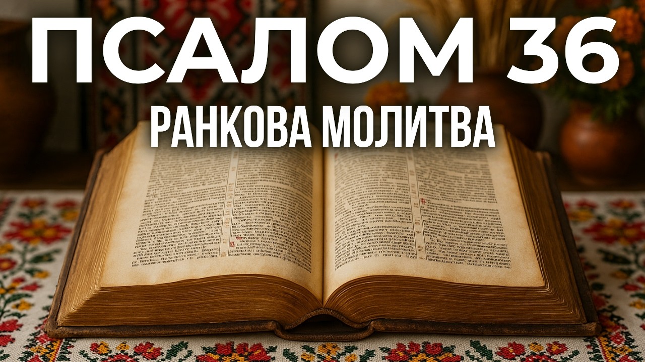 ПСАЛОМ 36 | Праведні вспадкують землю | Ранкова молитва і роздуми на кожен день