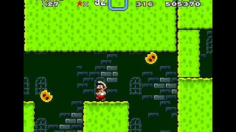 Super Mario World Custom Level: Greenish Castle