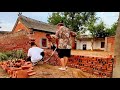 Renovate the old house ten years ago & The yard is full of weeds || First renovate the courtyard 01