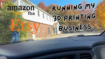 A Day in my Small 3D Printing Business | Packing and Shipping Etsy Orders, Prep for Amazon FBA