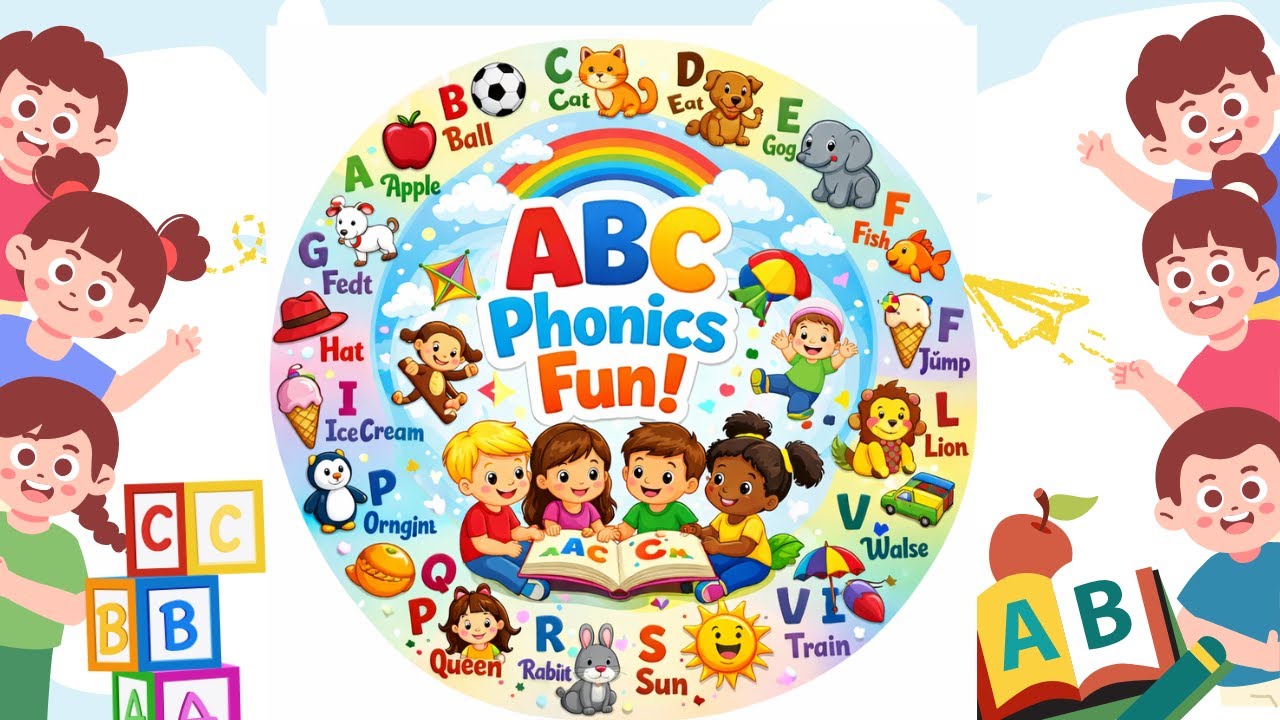 🌈 ABC Alphabet Song | A to Z Phonics for Kids | Learn Letters with Fun 🎶 zoomywonder land | 