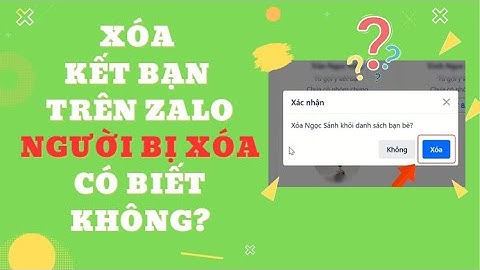 Hủy kết bạn trên zalo như thế nào năm 2024