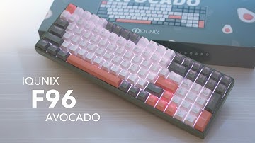IQUNIX F96 Avocado Unboxing & Typing Sounds (Cherry Brown Switches)