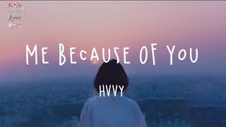 HRVY - Me Because Of You (Lyric Video) chords