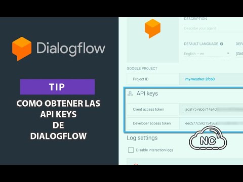 Como Obtener las API KEYS de Dialogflow *OBSOLETO (Nueva Manera en la Descripción de este Video)