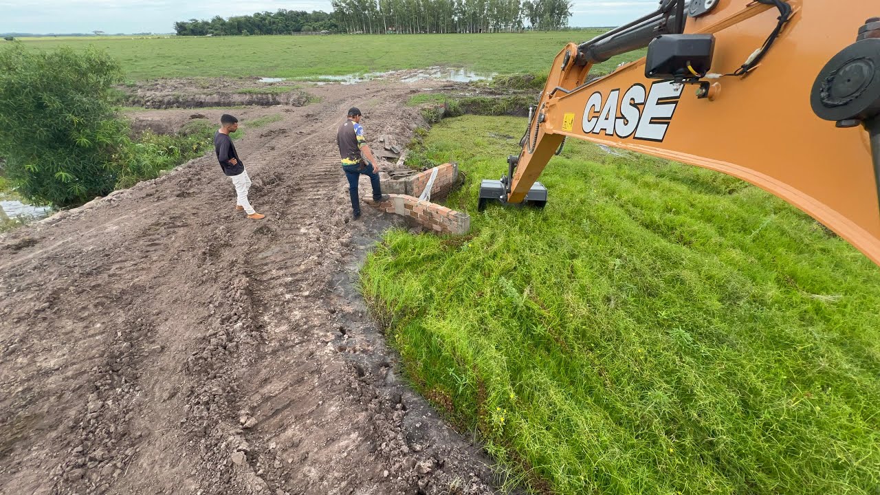 BARRAGEM BLOQUEADA POR MATOS:🛑 Escavadeira Entra em Ação