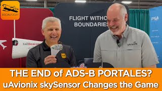 NO MORE PORTABLES! ADSB IN is ABOUT to CHANGE with uAvionix SkySensor!