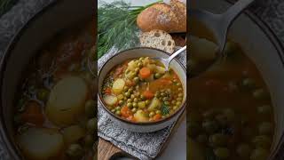 Weight Watchers Romanian Green Pea Stew (Mâncare de Mazăre) 🥣🌿 #healthyrecipesforweightloss