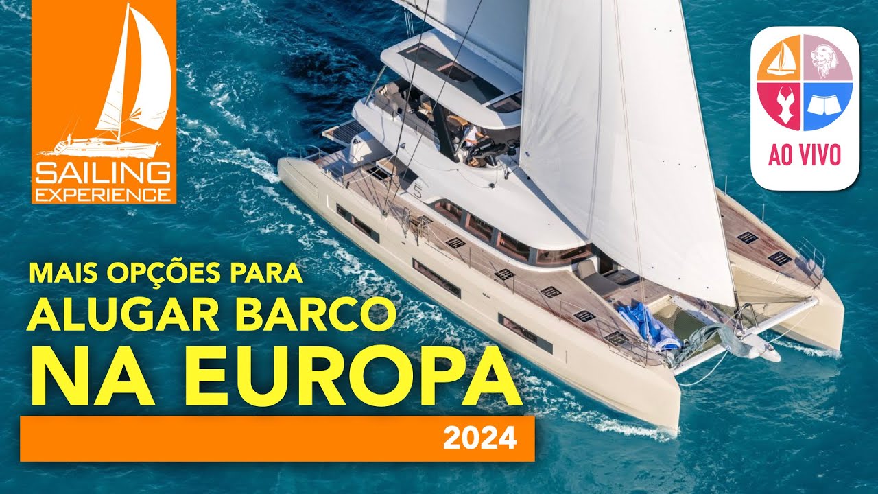 ⁣Novidade para ALUGAR BARCO na Europa