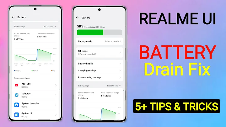 Fix Battery Drain in Realme Mobile : Enable 5 Settings for GT 6/6T,P1 Pro,11/12/13 Pro