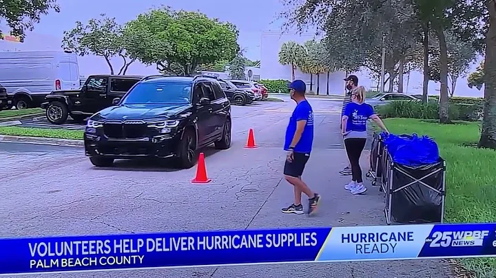 WPBF ABC: Rales JFS volunteers to deliver hurricane supplies to over 500 households