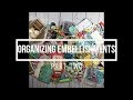 Organizing Embellishments // Part 2 // My Color Bins