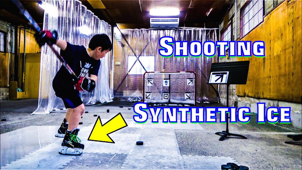 Synthetic Ice Tiles Shooting Drills [Hockey Revolution App] YouTube