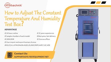 How to adjust the constant temperature and humidity test box？#ots #ElectronicComponent #equipment