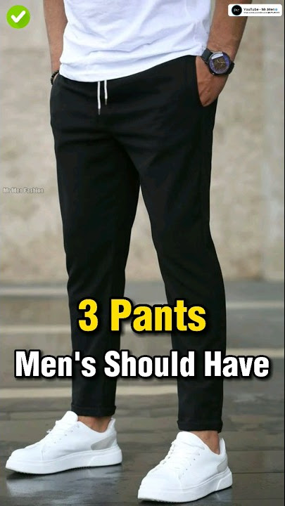 3 Pants Every Man Should Have ✅ || #shorts #viral